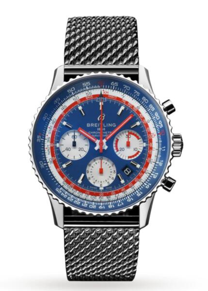 Replica Breitling NAVITIMER 1 B01 CHRONOGRAPH 43 AIRLINE EDITION PAN AM AB01212B1C1A1 Men Watch